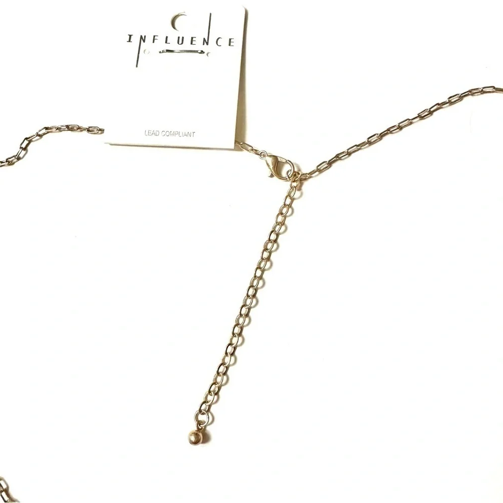Influence Wooden Pendant Necklace Laser Cut Boho Long Chain Statement Jewelry - Picture 8 of 9